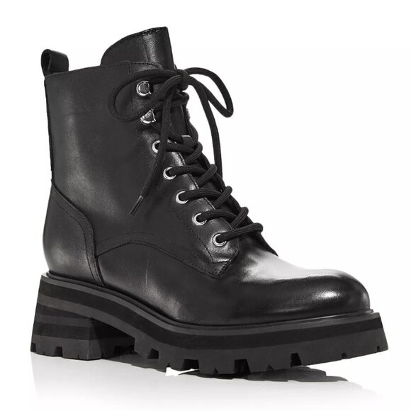 Marc Fisher Shoes - Marc Fisher Women's Lucien Lace Up Booties Black Leather